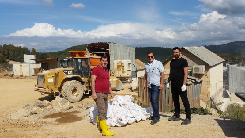 İnşaat Yıkıntı Atıklarının Hazır Beton Sektöründe Yeniden Kullanılması Ar-Ge Projemizin Numuneleri deneylerde kullanılmaya hazır hale getirildi.