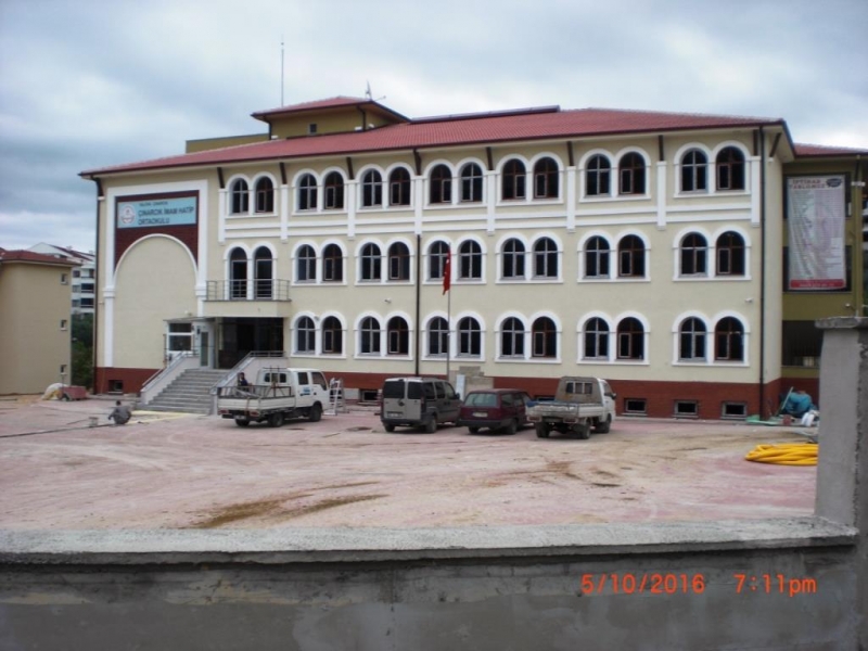 Çınarcık İmam Hatip Ortaokulu İnşaatı Geçici Kabul Aşamasına Geldi