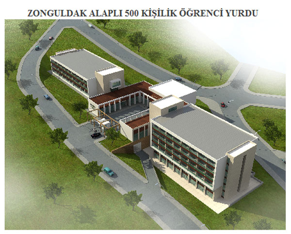 ZONGULDAK ALAPLI 500 KİŞİLİK ÖĞRENCİ YURDU