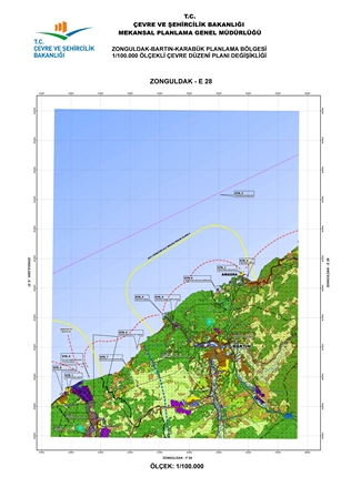 ZONGULDAK-BARTIN-KARABÜK PLANLAMA BÖLGESİ 1/100.000 ÖLÇEKLİ ÇEVRE DÜZENİ PLANI