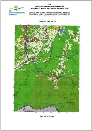 ZONGULDAK-BARTIN-KARABÜK PLANLAMA BÖLGESİ 1/100.000 ÖLÇEKLİ ÇEVRE DÜZENİ PLANI