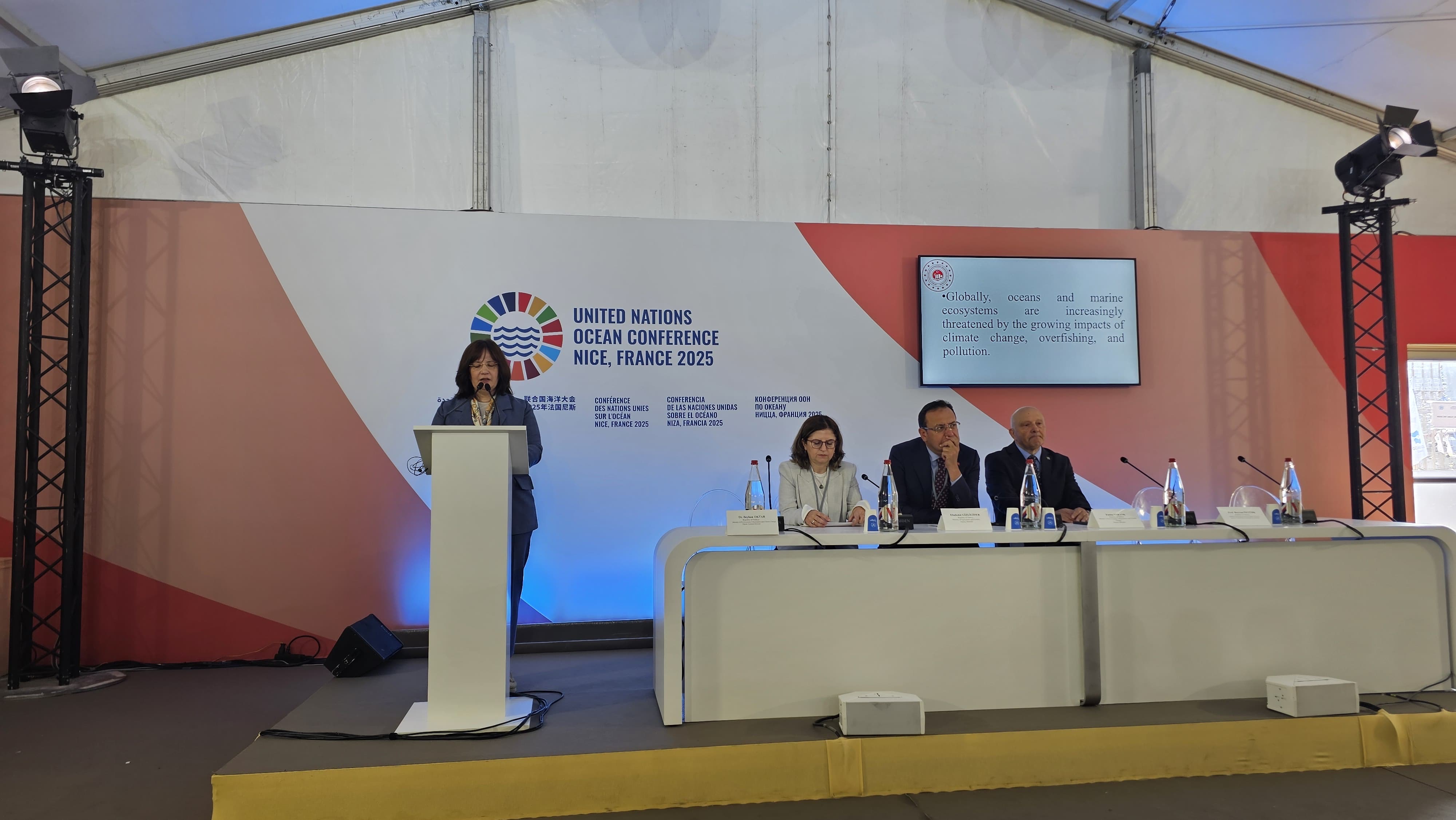 Bakan Yardımcımız Sayın Fatma Varank, 3. BM Okyanus Konferansı’na Katıldı