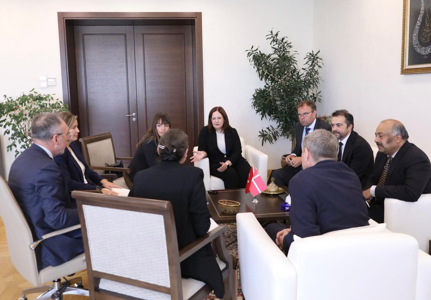 Bakan Yardımcımız Sayın Fatma Varank Danimarka Büyükelçisi Ole Toft’ı Kabul Etti 