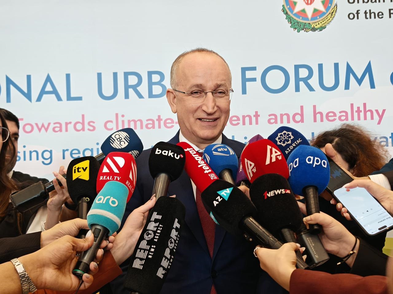 Bakan Yardımcımız Sayın Ömer Bulut, Azerbaycan Ulusal Kent Forumu’na Katıldı