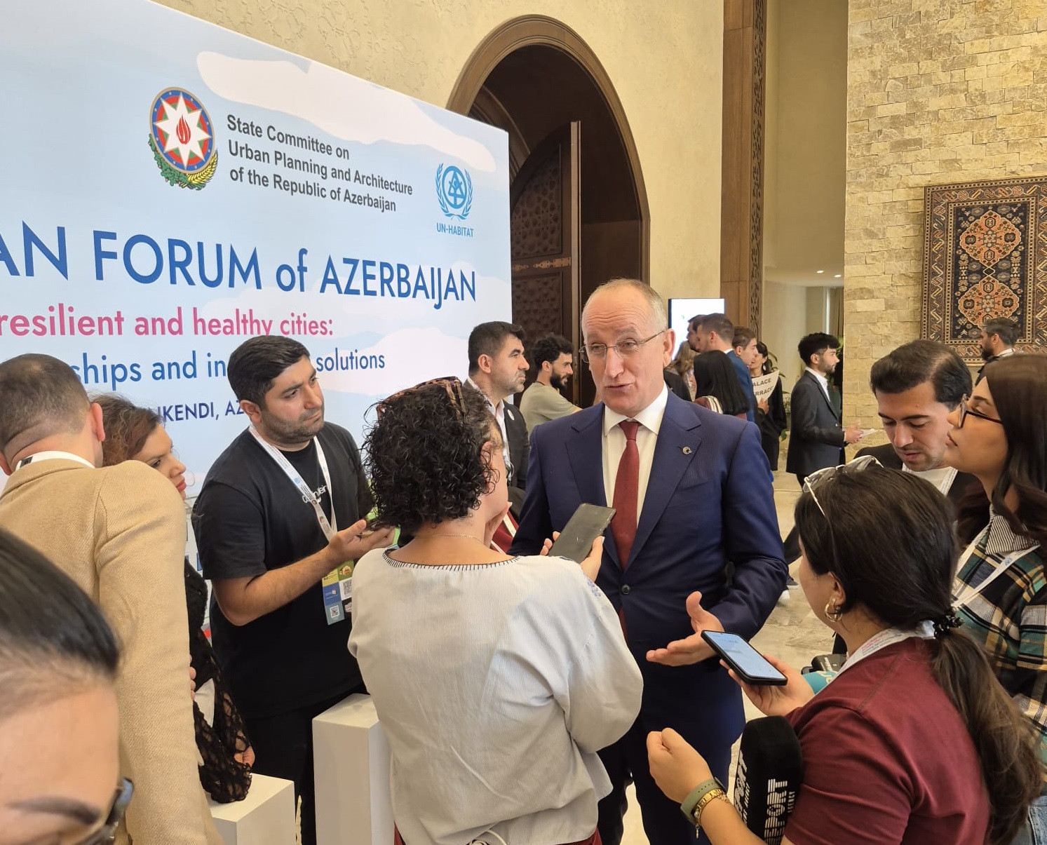 Bakan Yardımcımız Sayın Ömer Bulut, Azerbaycan Ulusal Kent Forumu’na Katıldı