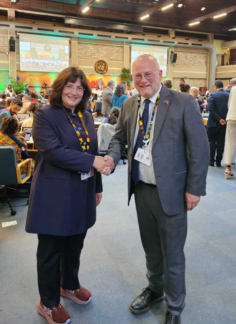 Bakan Yardımcımız Sayın Fatma Varank UNEA-7’de Almanya ve Belçika Temsilcileriyle Görüştü 