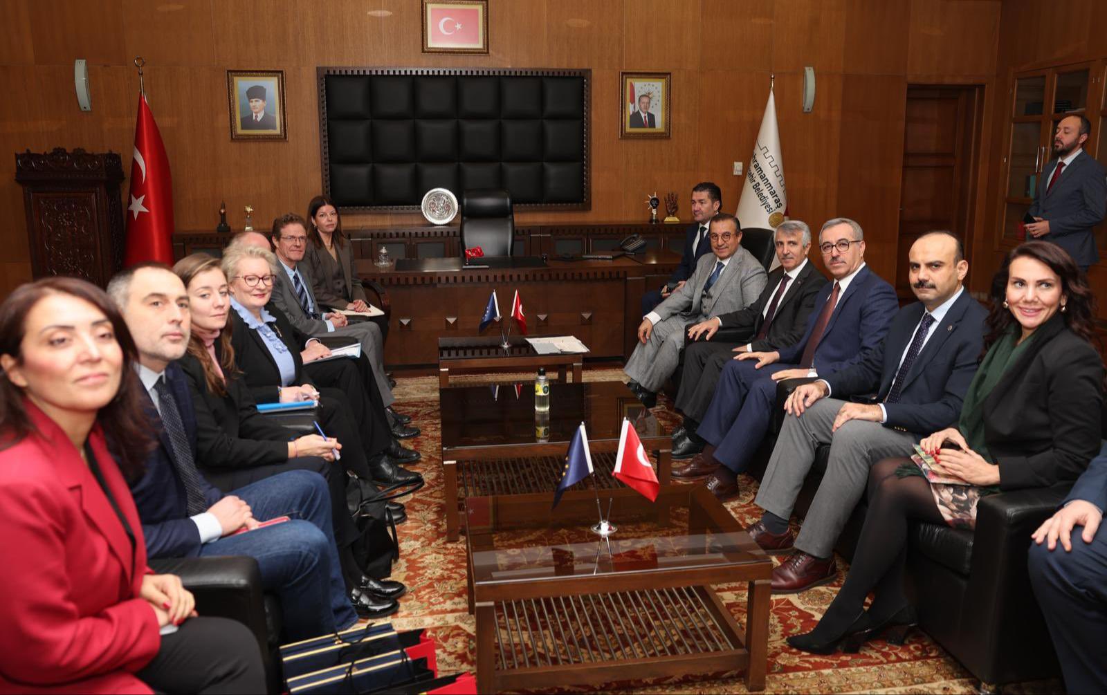 Bakan Yardımcısı Sayın Refik Tuzcuoğlu AB Türkiye Delegasyonu Başkanı Sayın Meyer-Landrut ile Kahramanmaraş’ta Görüştü