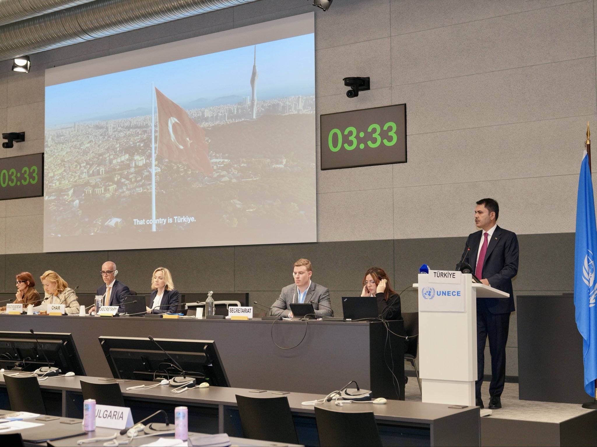 Bakanımız Sayın Murat Kurum Cenevre’de Türkiye’nin Yeniden İnşa Vizyonunu Paylaştı