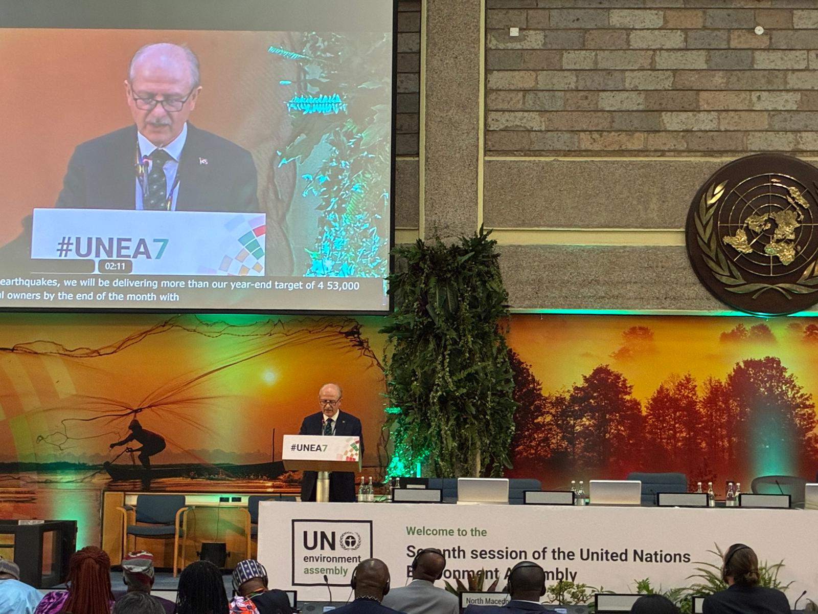 Türkiye UNEA-7’de Üst Düzey Temsil ve Yoğun Diplomasi Trafiği Yürüttü