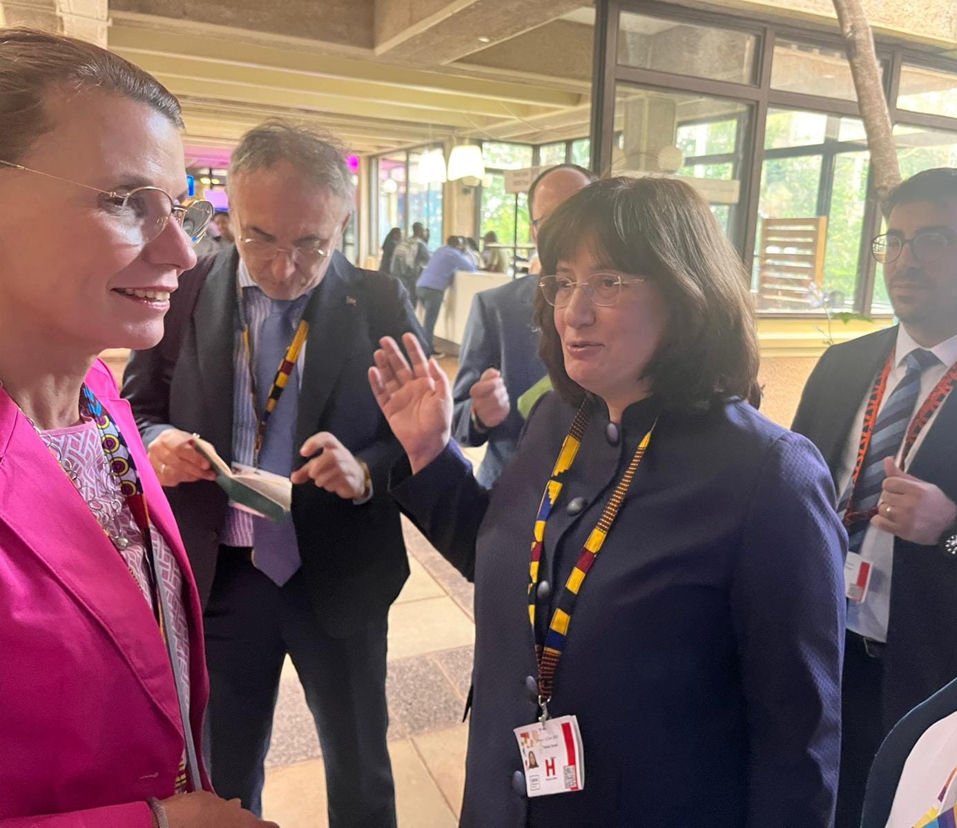 Bakan Yardımcımız Sayın Fatma Varank UNEA-7’de Almanya ve Belçika Temsilcileriyle Görüştü 