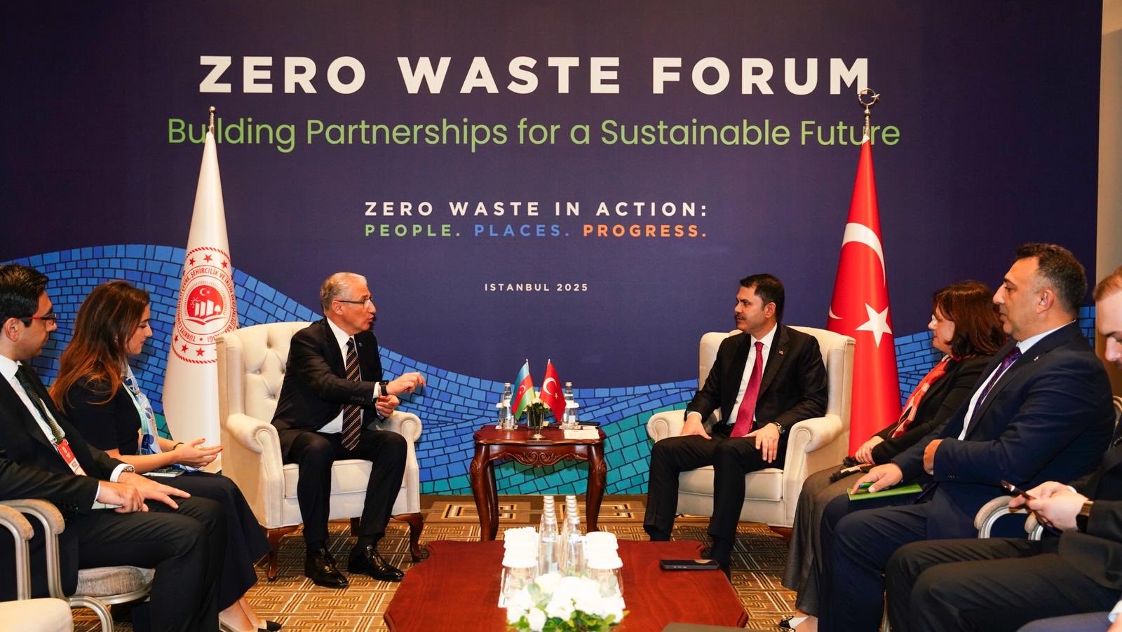 Bakanımız Sayın Murat Kurum’dan Sıfır Atık Forumu Kapsamında Yoğun Diplomasi Trafiği