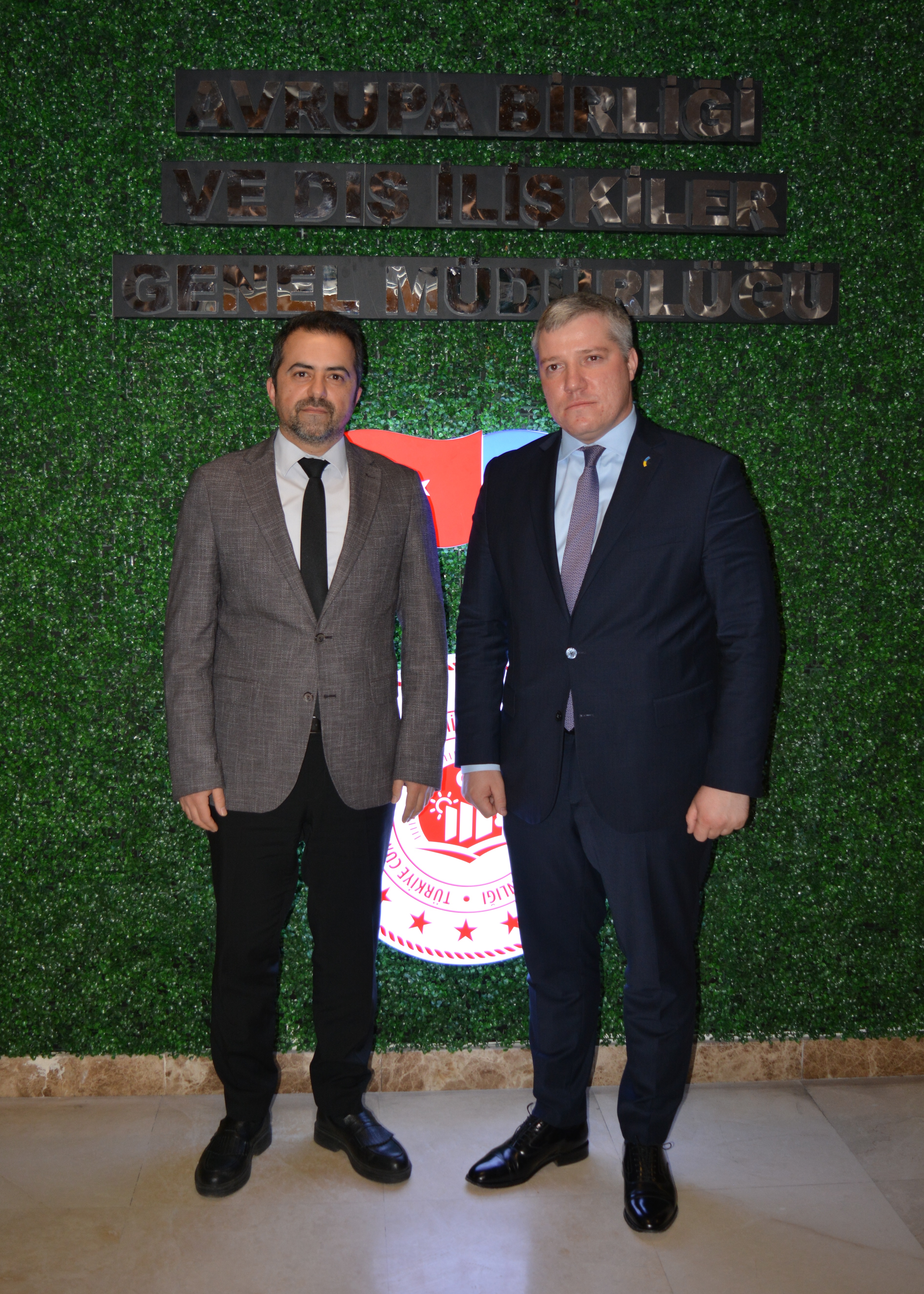 Courtesy Visit of Ukrainian Chargé d'Affaires Mr. Chernyshev to Our Director General Mr. Tüzgen