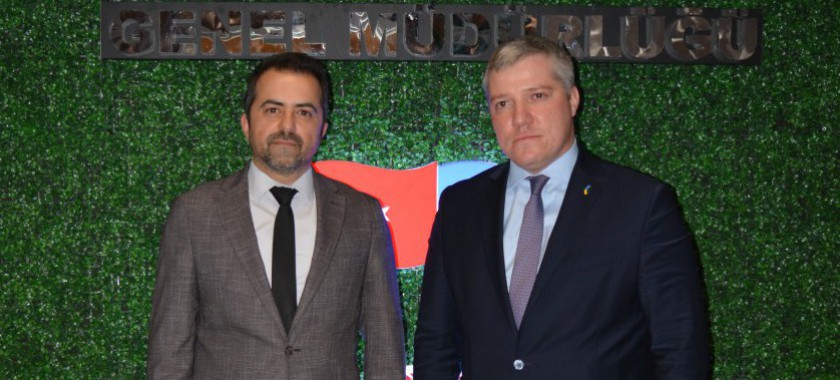 Courtesy Visit of Ukrainian Chargé d'Affaires Mr. Chernyshev to Our Director General Mr. Tüzgen