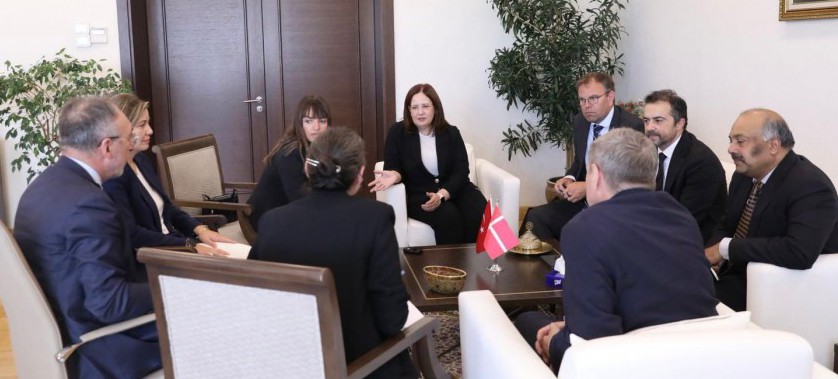 Deputy Minister Fatma Varank Received Ambassador of Denmark Ole Toft