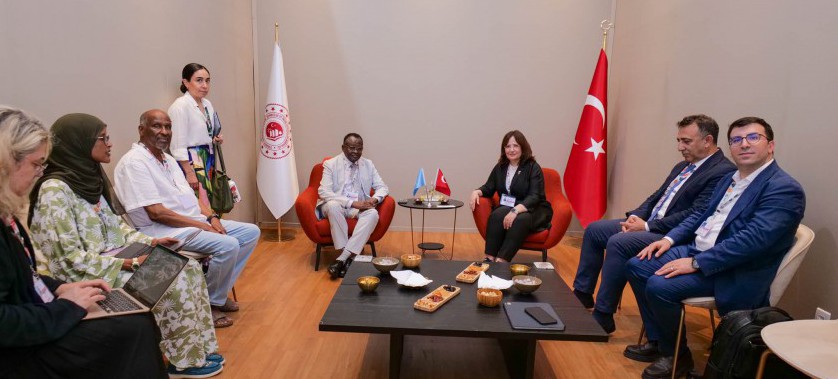 Deputy Minister Ms. Fatma Varank Holds a Bilateral Meeting with Somali Minister of Environment and Climate Change Bashir Mohamed Jama