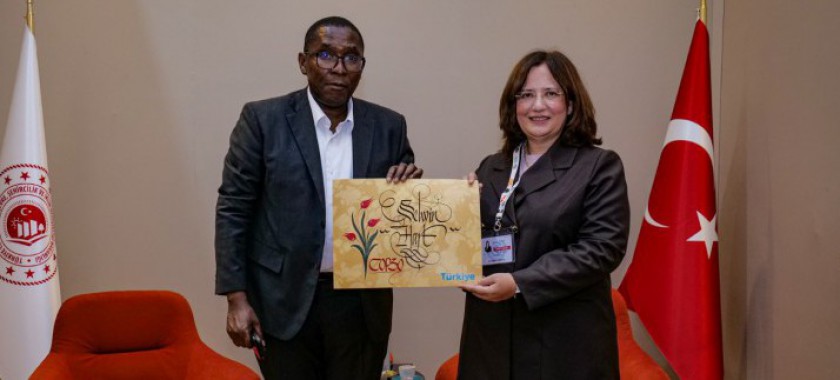 Deputy Minister Fatma Varank Hosted UN Special Adviser Selwin Hart at the Türkiye Pavilion