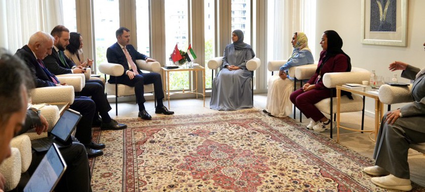 Minister Murat Kurum Met with UAE Minister of Climate Change and Environment Al Shamsi in New York