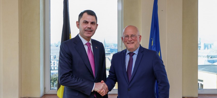 Our Minister Mr. Murat Kurum Meets with Belgian Minister of Mobility, Climate and Environmental Transition