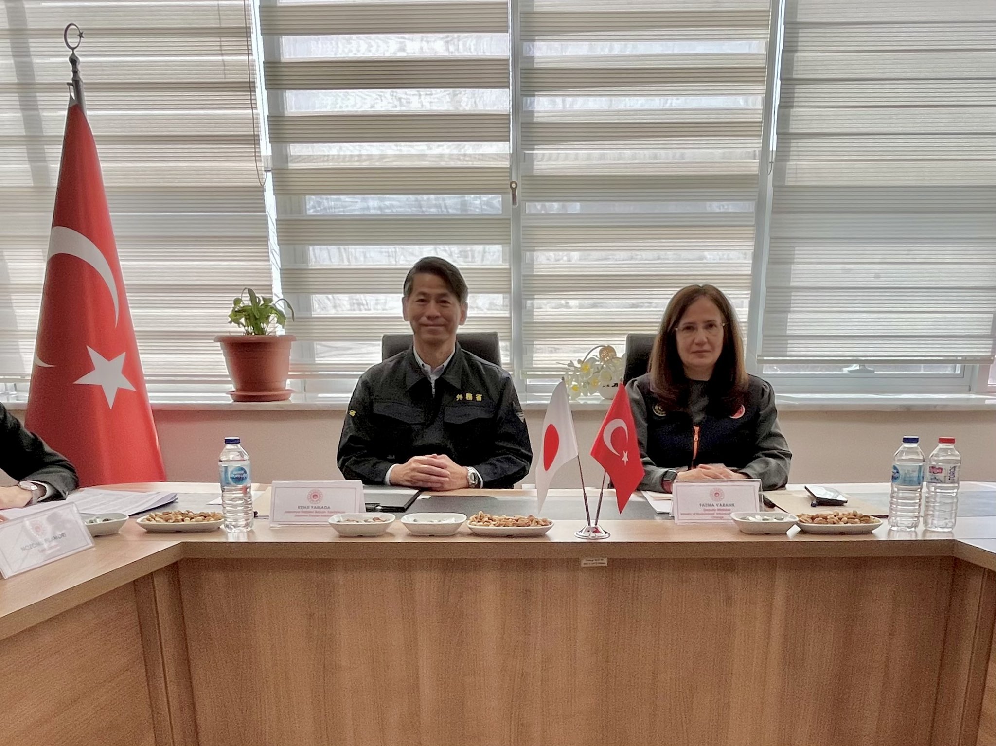 Deputy Minister Fatma Varank Met with Japanese Colleague Kenji Visiting Earthquake Zone