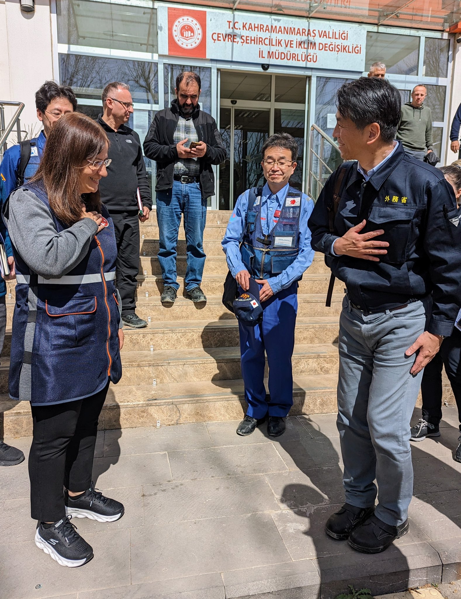 Deputy Minister Fatma Varank Met with Japanese Colleague Kenji Visiting Earthquake Zone