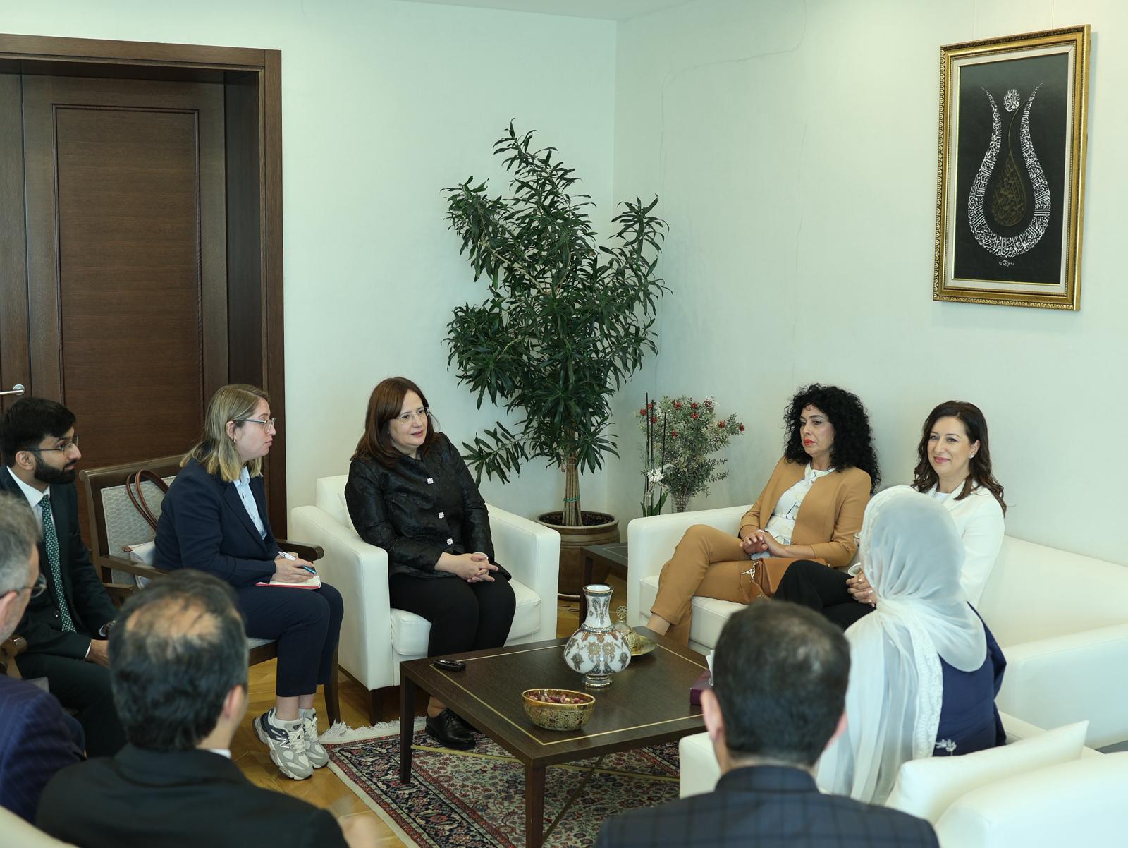Deputy Minister Fatma Varank Met with Delegations from Pakistan and North Macedonia