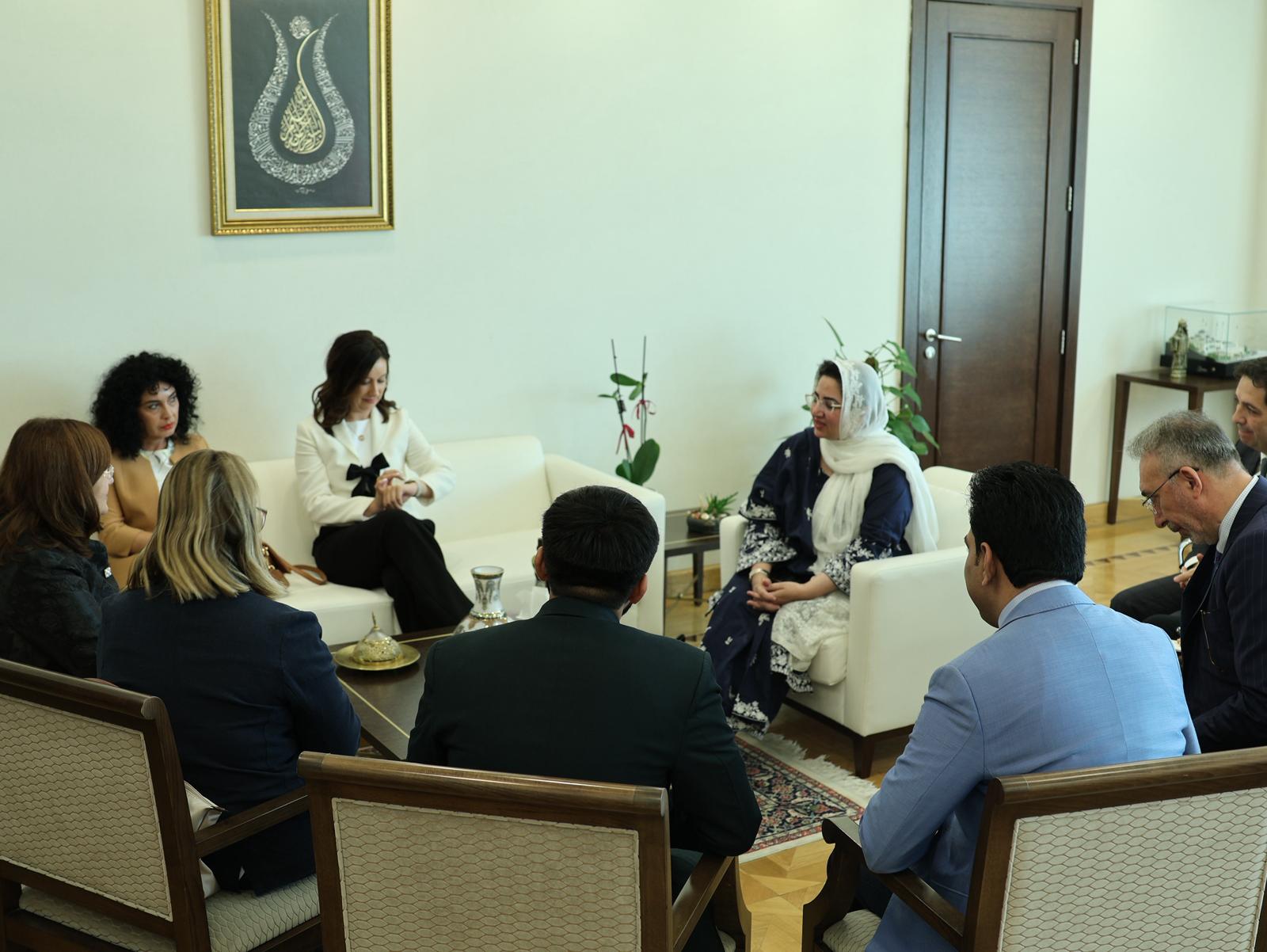 Deputy Minister Fatma Varank Met with Delegations from Pakistan and North Macedonia
