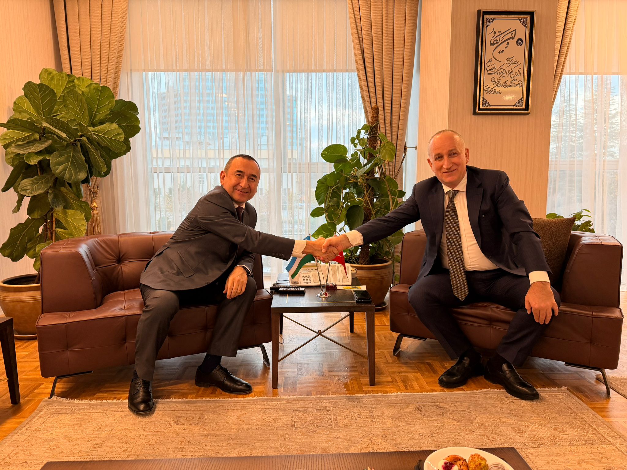 Deputy Minister Ömer Bulut Hosted the Uzbek Delegation