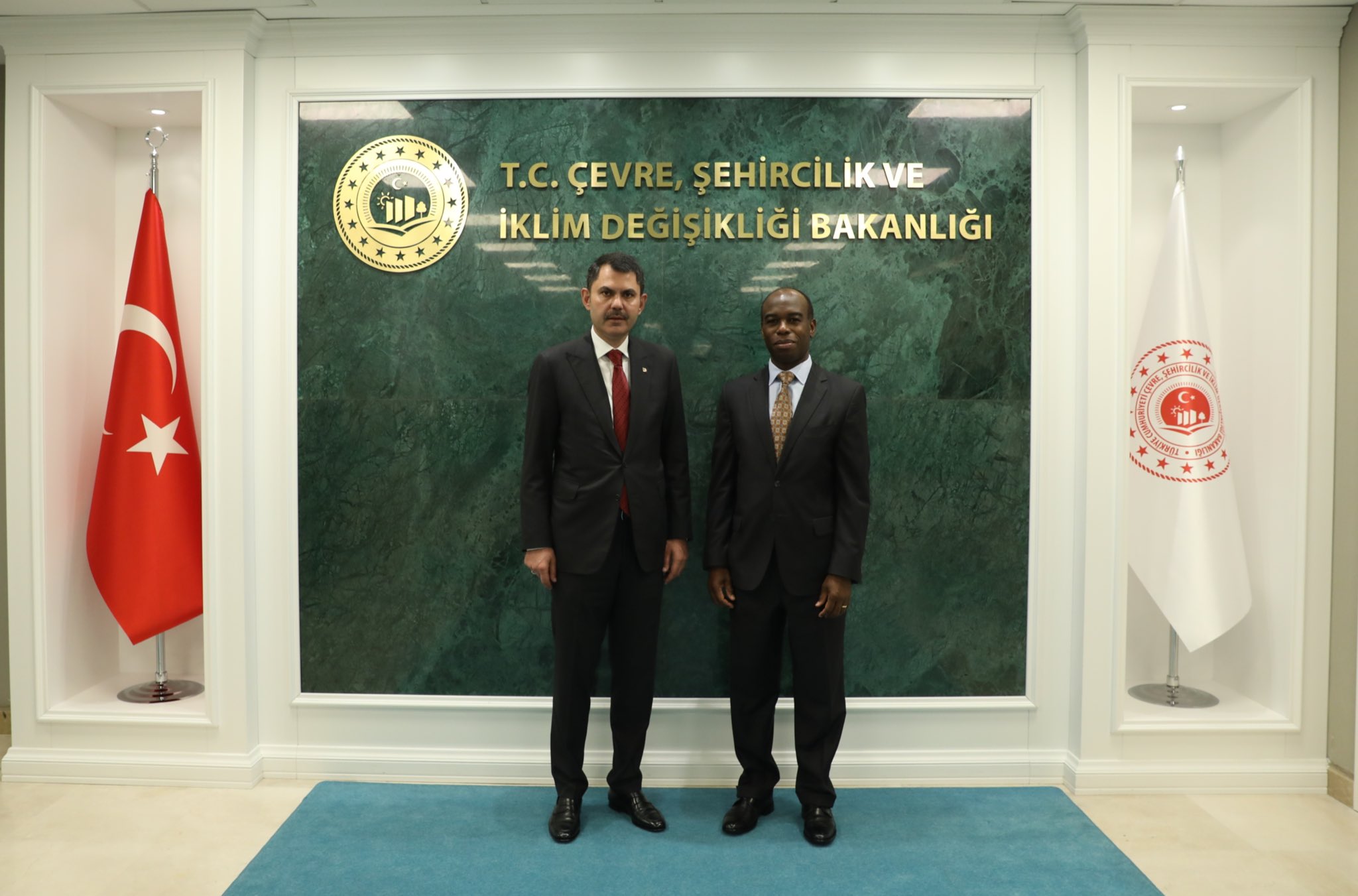 Farewell visit from World Bank Türkiye Director Auguste Tano Kouame to the Minister Kurum