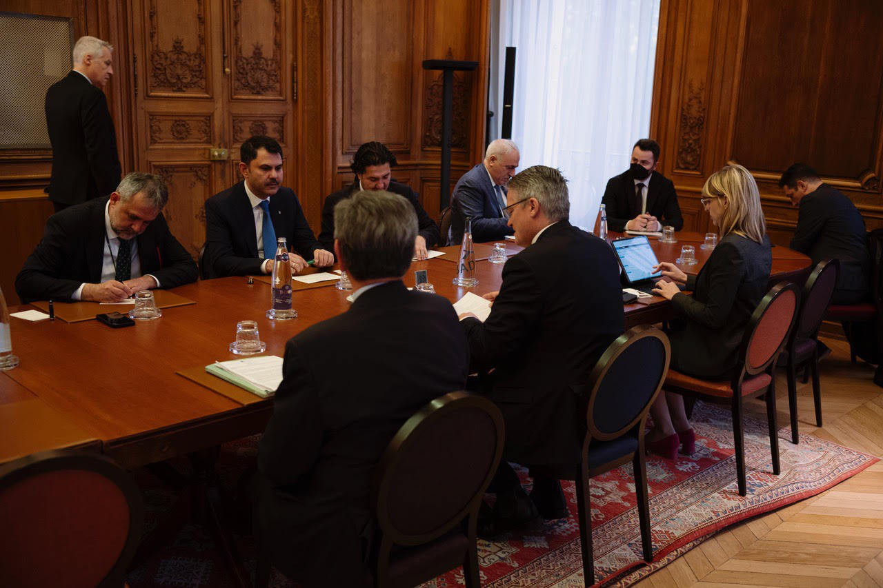 Minister Kurum met with OECD Secretary General Cormann in Paris