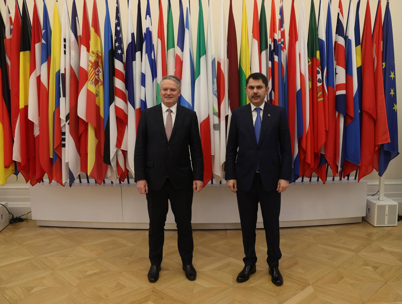 Minister Kurum met with OECD Secretary General Cormann in Paris