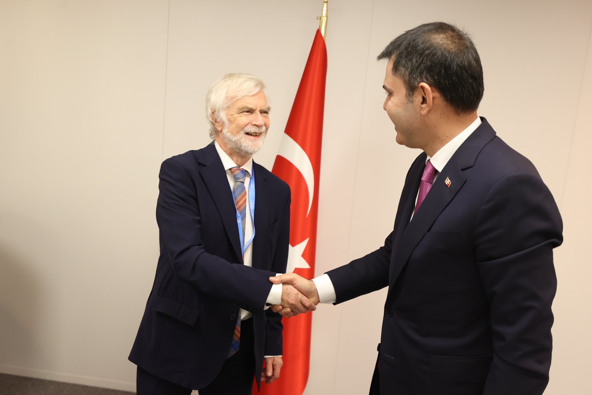 Minister Mr. Murat Kurum Meets with IPCC President Jim Skea