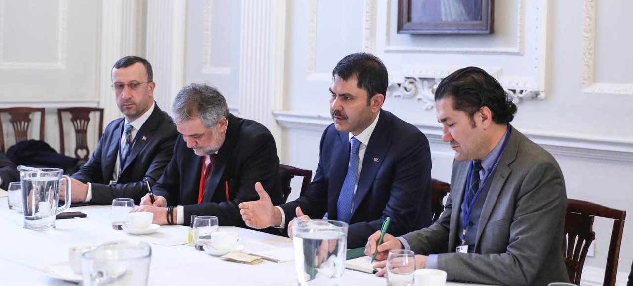 Minister Murat Kurum met with COP26 President Alok Sharma in London