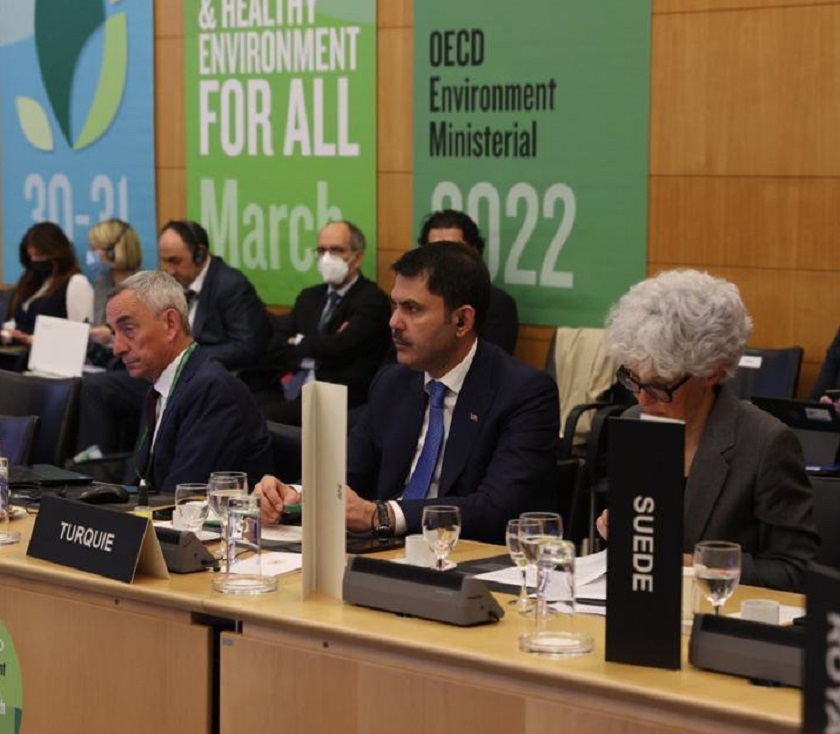 Minister Murat Kurum Attended OECD Meetings in Paris