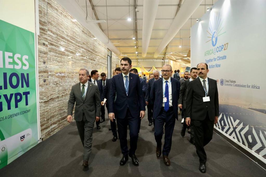 Minister Murat Kurum Opened the Turkish Pavilion at COP27