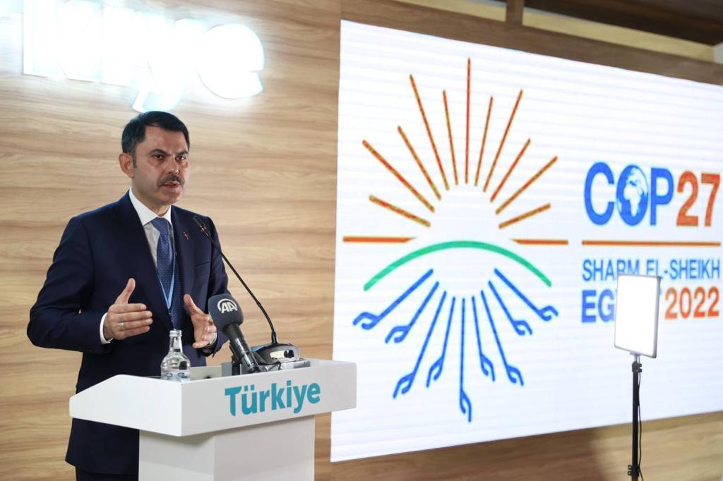 Minister Murat Kurum Opened the Turkish Pavilion at COP27