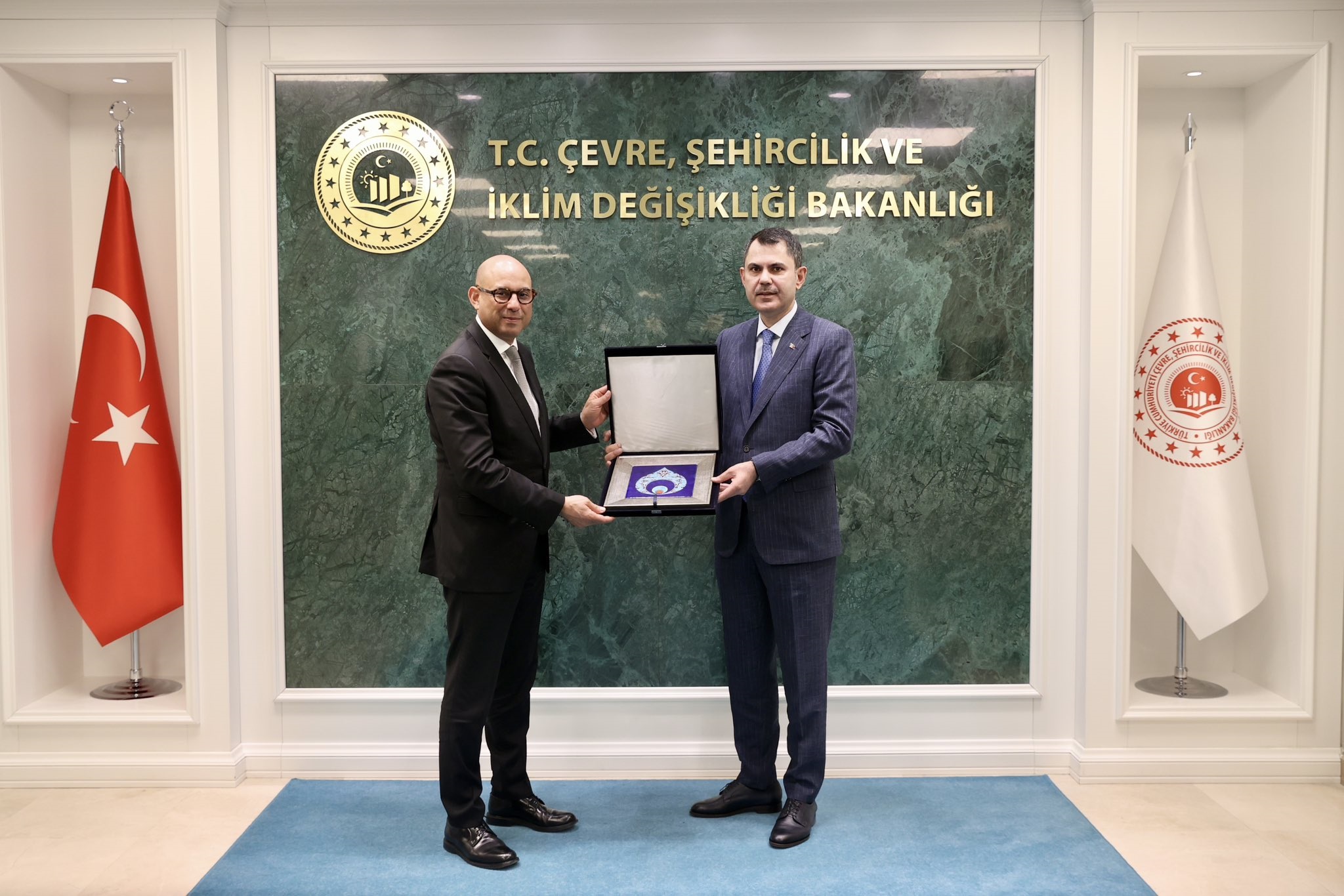 Minister Murat Kurum Met with UNFCCC Executive Secretary Simon Stiell