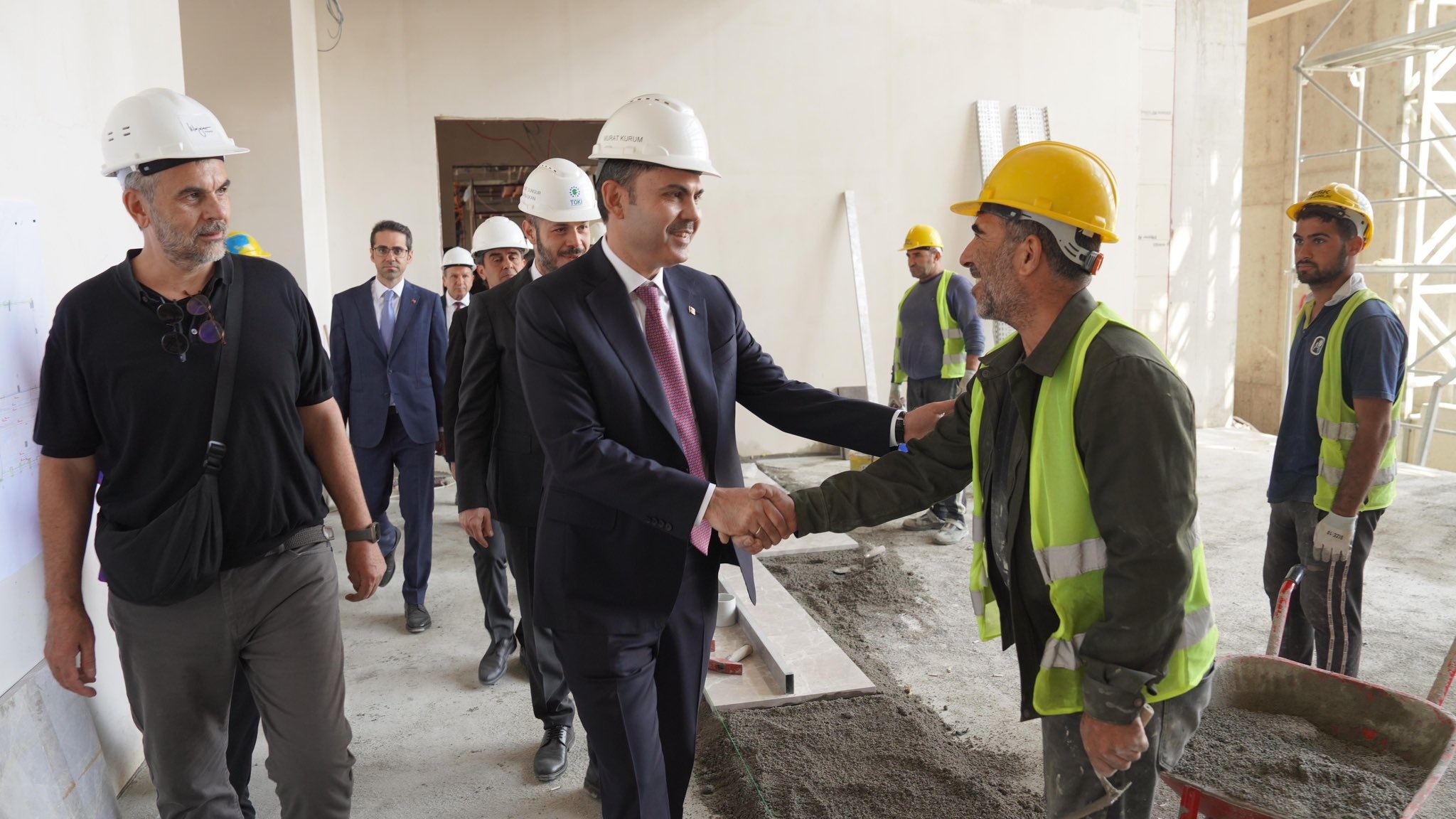 Minister of Environment, Urbanization and Climate Change Mr. Murat Kurum Meets with TRNC President Mr. Ersin Tatar