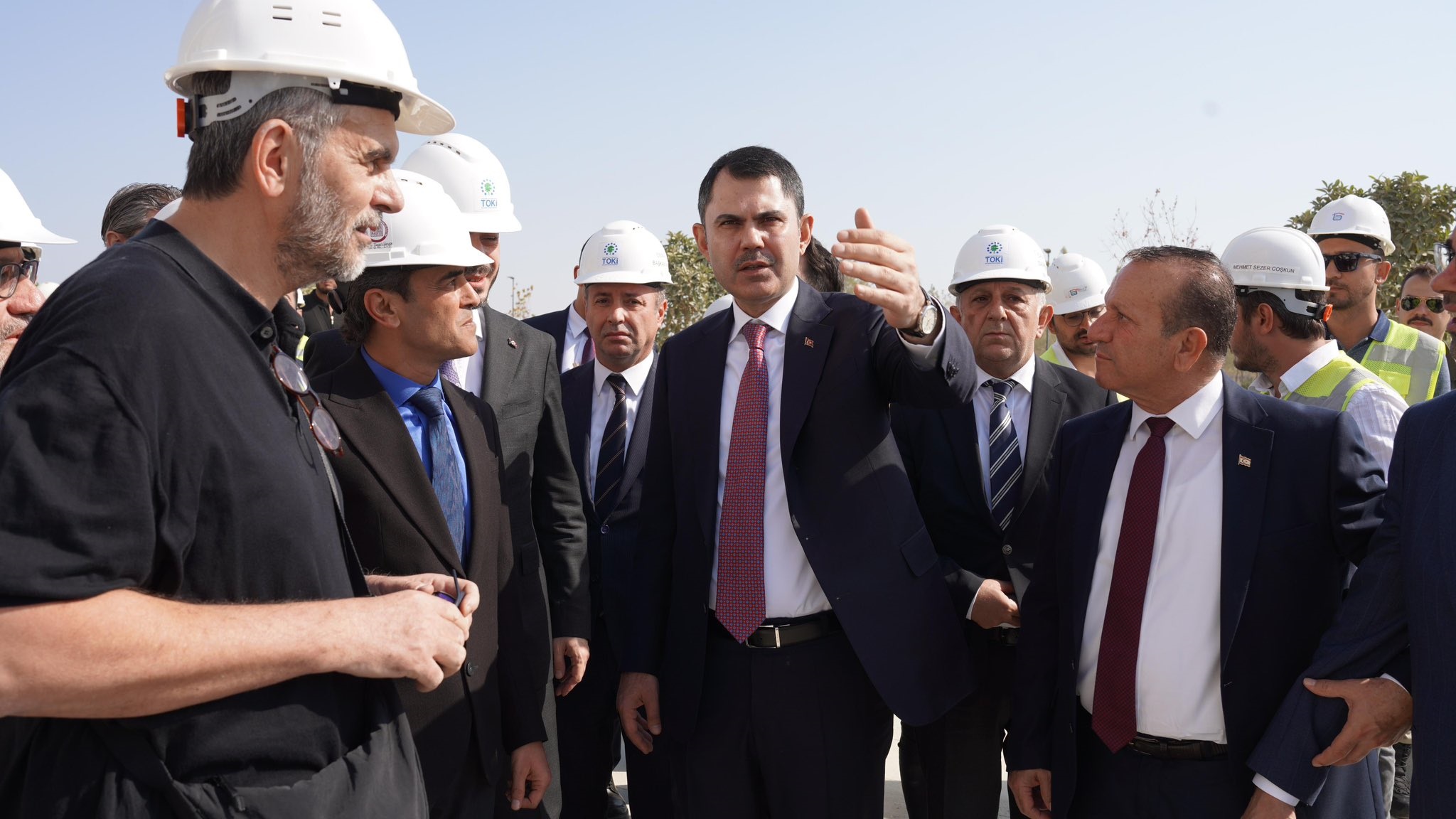 Minister of Environment, Urbanization and Climate Change Mr. Murat Kurum Meets with TRNC President Mr. Ersin Tatar