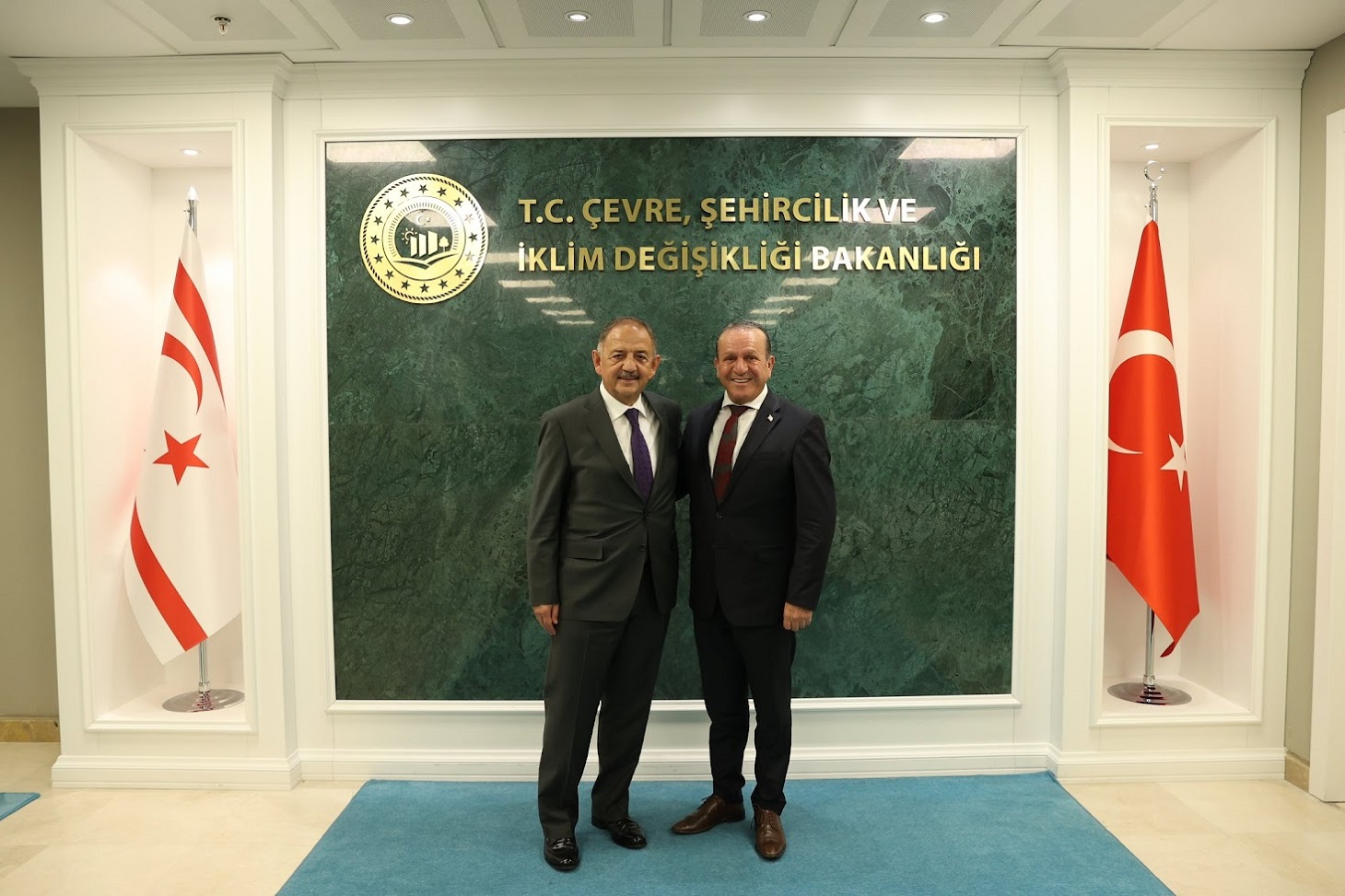 Minister Özhaseki Met with TRNC Deputy Prime Minister Ataoğlu