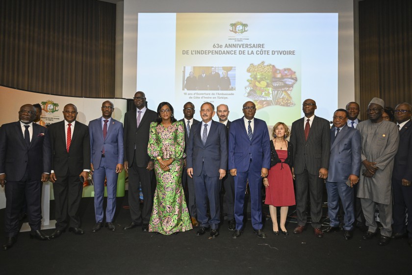 Minister Özhaseki Speaks at the Reception of the Independence Anniversary of Côte d'Ivoire
