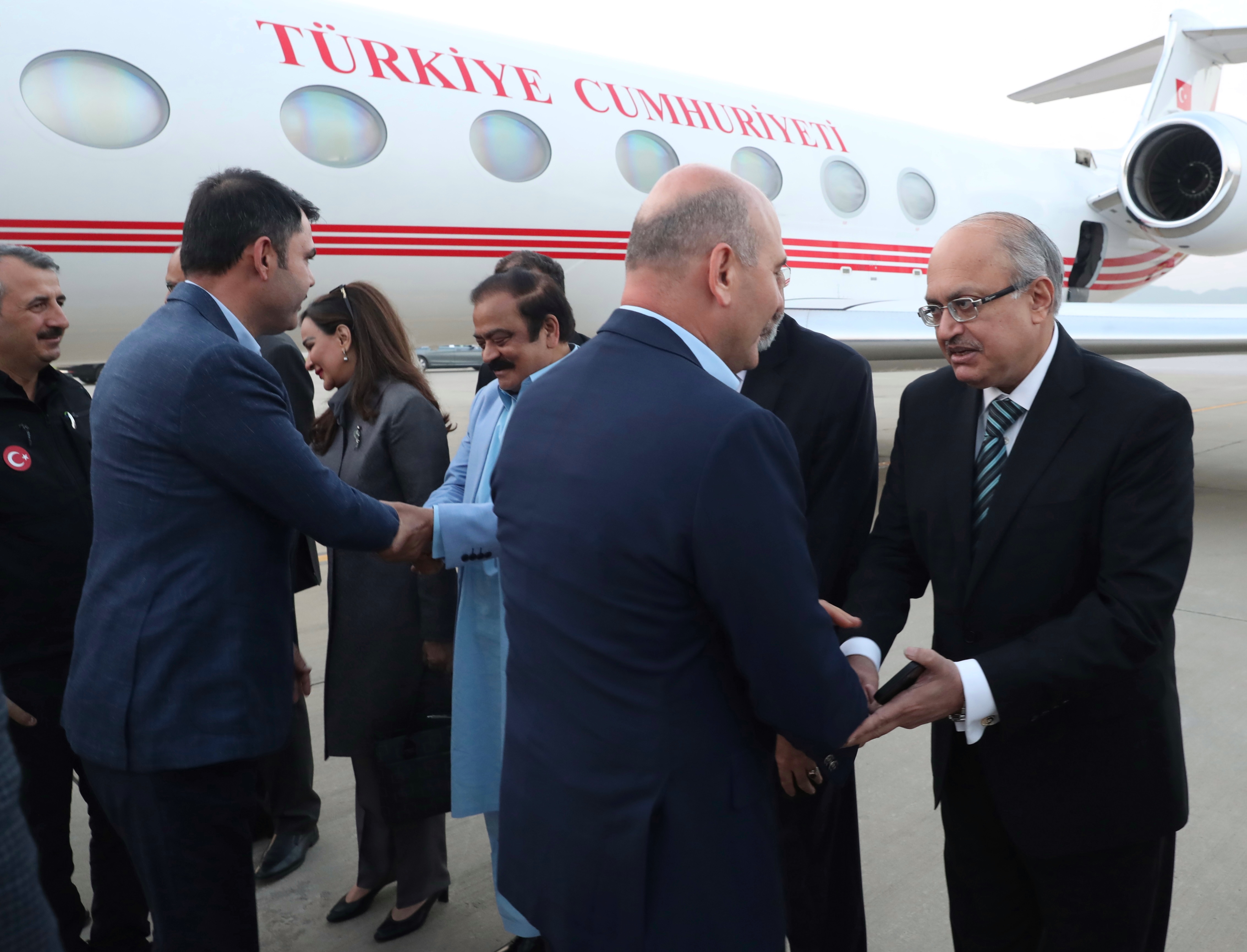 Ministers Murat Kurum and Süleyman Soylu in Pakistan, where the Flood Disaster Experienced