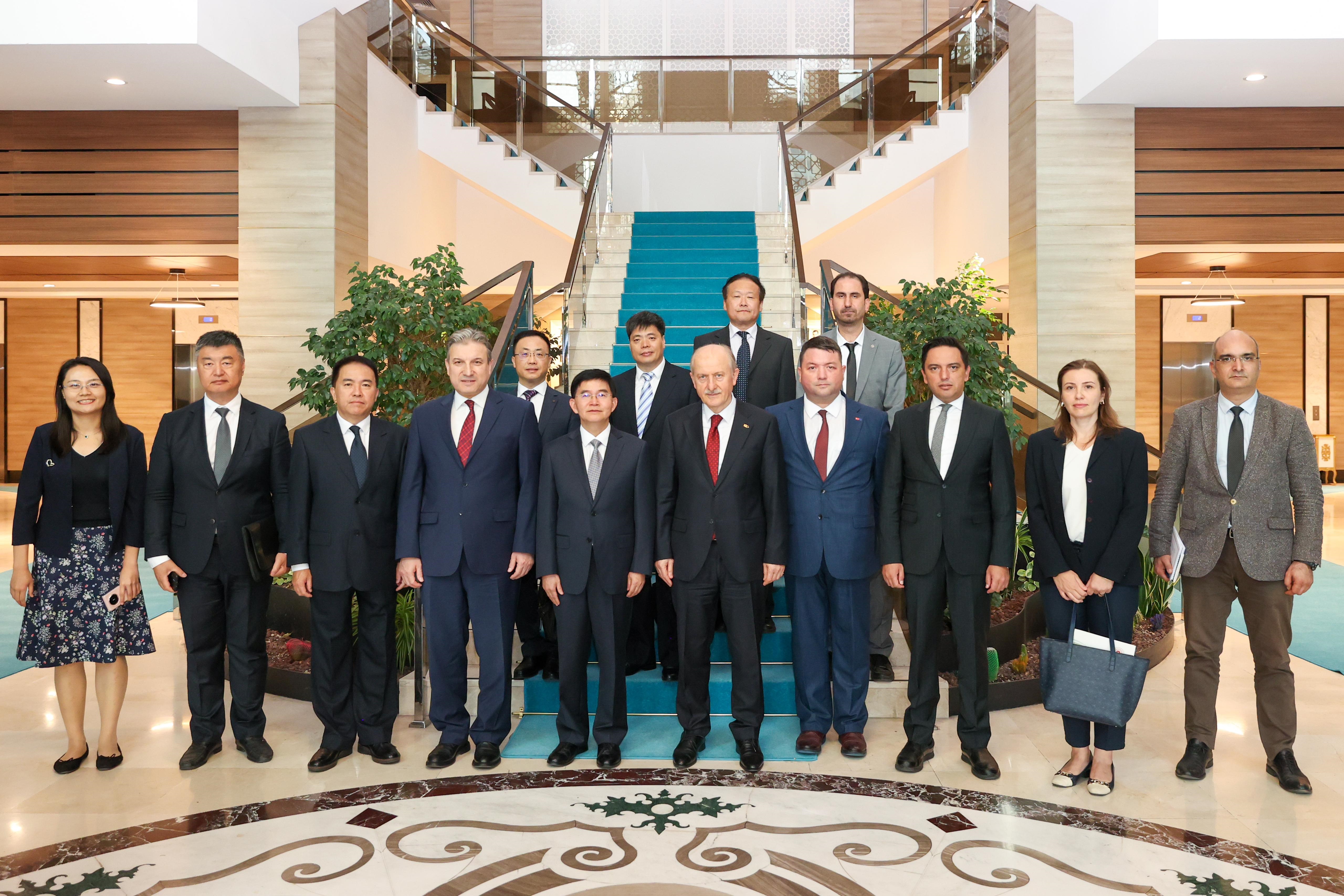 Our Deputy Minister Mr. Hasan Suver Met with His Chinese Counterpart