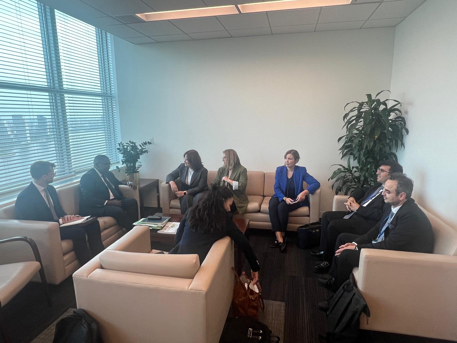 Our Deputy Minister Varank Meets UN Climate Action Advisor Selwin Hart