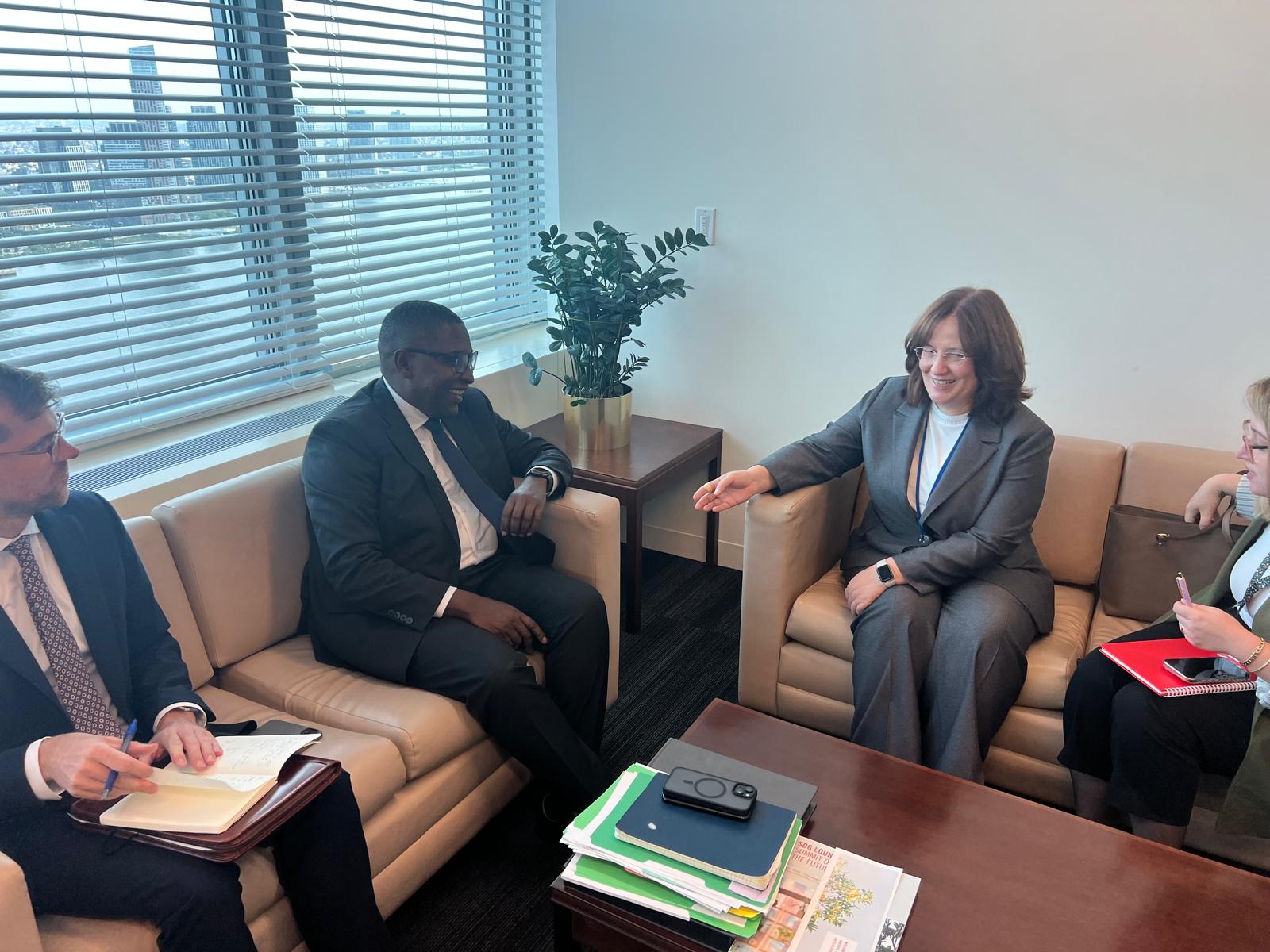 Our Deputy Minister Varank Meets UN Climate Action Advisor Selwin Hart