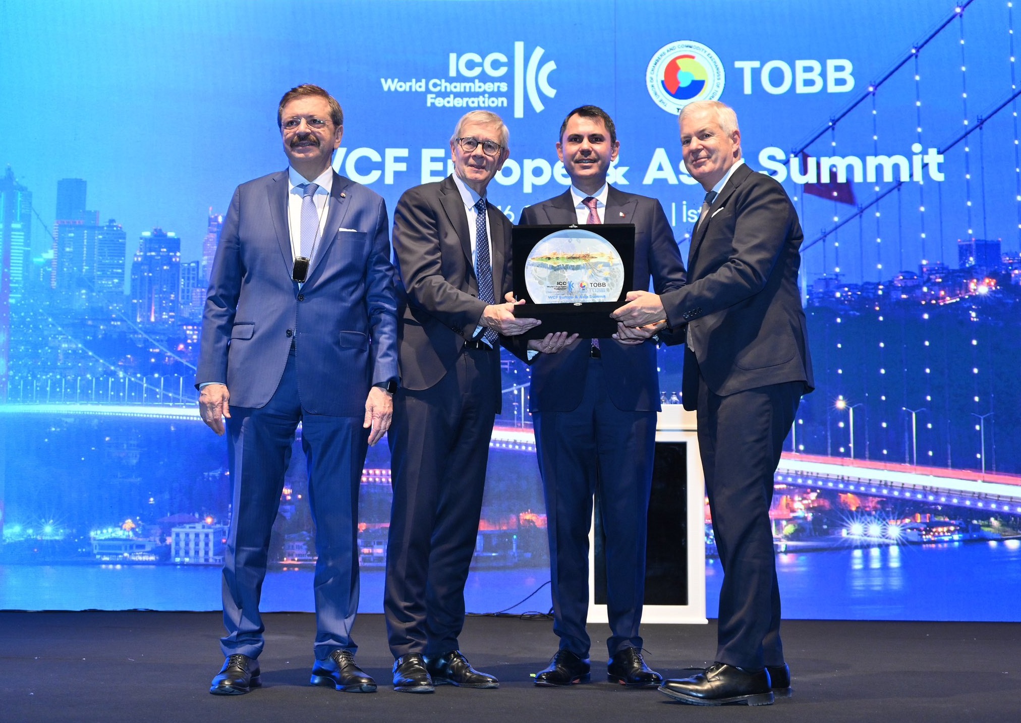 Our Minister of Environment, Urbanization and Climate Change Mr. Murat Kurum Emphasized Türkiye's Determination in Combating Climate Change at the World Chambers Federation Summit