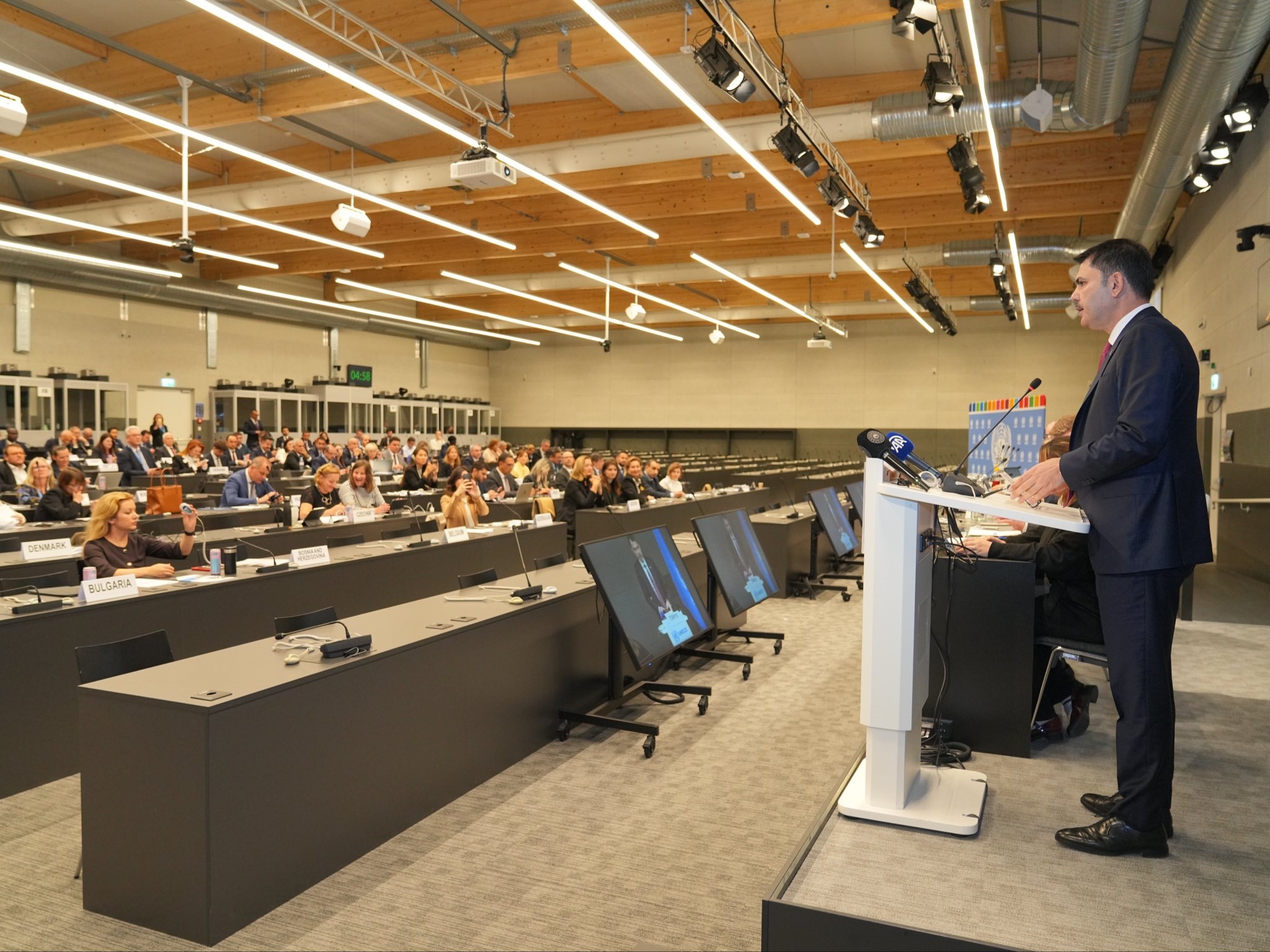 Our Minister Mr. Murat Kurum Shared Türkiye’s Reconstruction Vision in Geneva