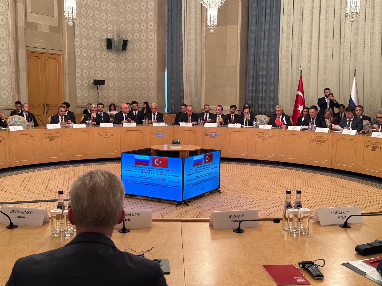 The 19th Session of the Türkiye-Russia Joint Economic Commission Was Held in Moscow