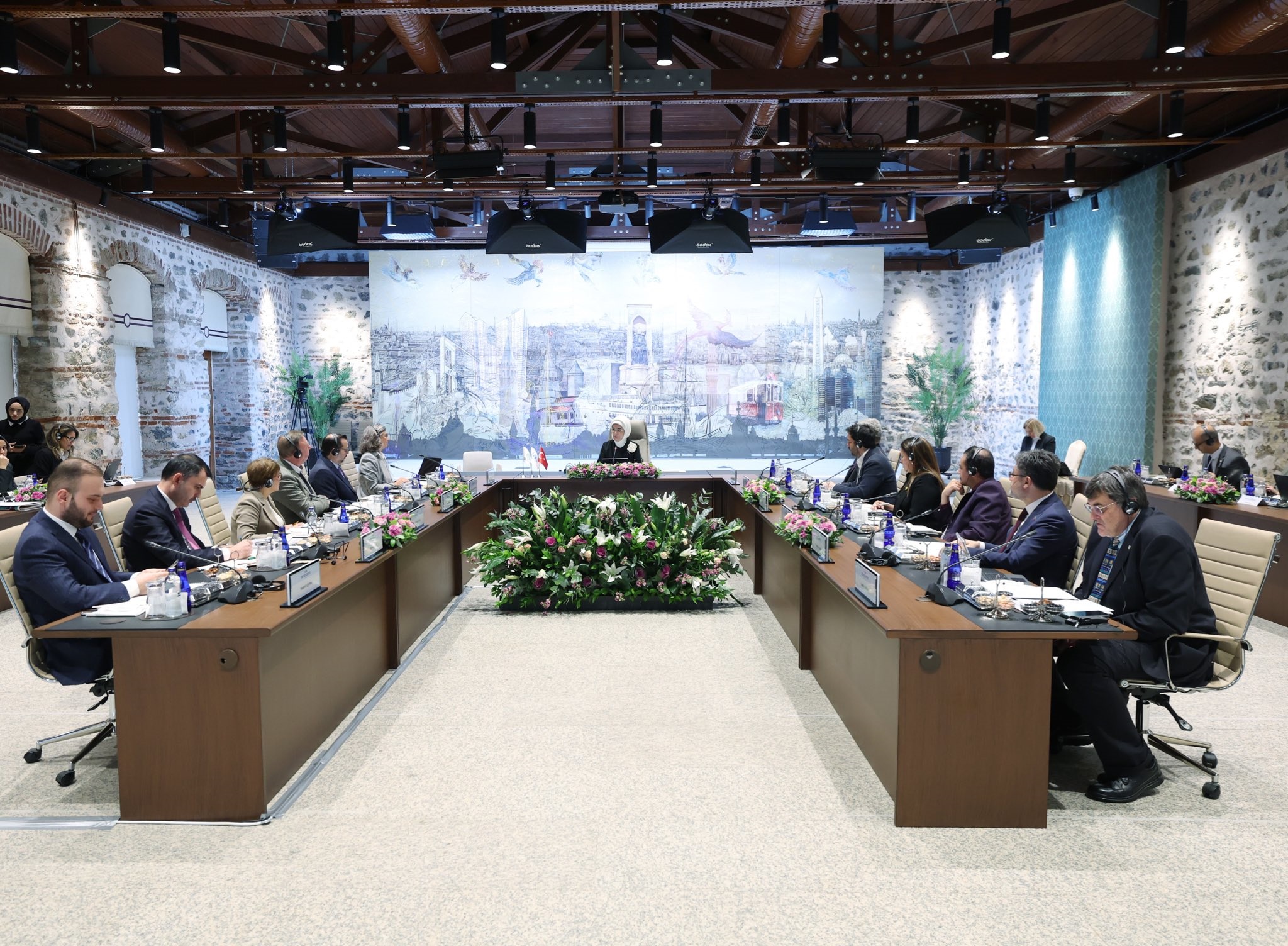 The United Nations Zero Waste Advisory Board convened in Istanbul under the leadership of First Lady Emine Erdoğan.