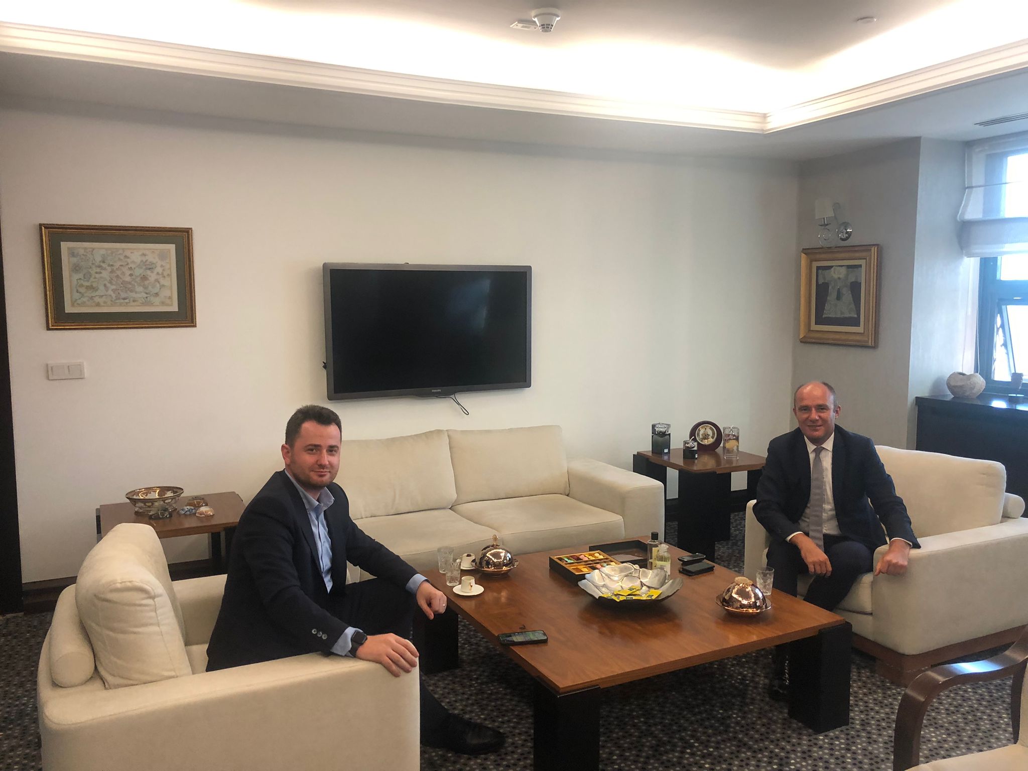 Visit to Bülent Özcan, General Manager of Financial Cooperation and Project Implementation of the Presidency for EU Affairs