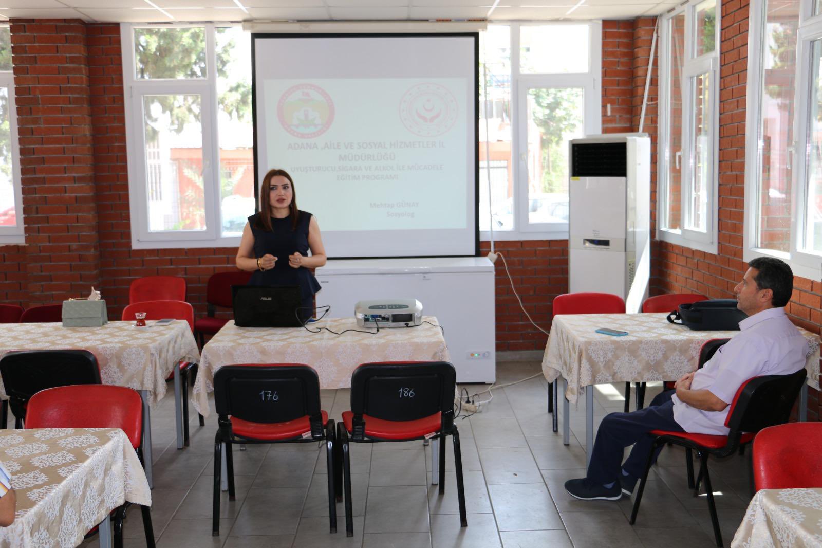 Aile ve Sosyal Hizmetler Bakanlığı personellerinden Sayın Mehtap Günay kurum personellerimize 